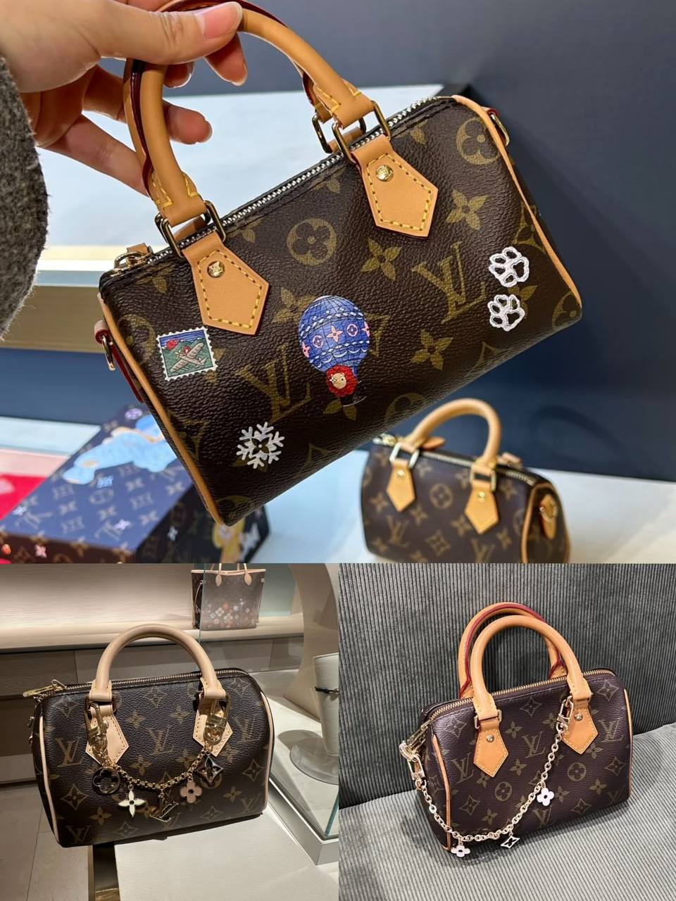 LV
size : 17cm 
100 dhs🇦🇪🇦🇪
With folding box🛍️ 

Zain148
♥️♥️♥️