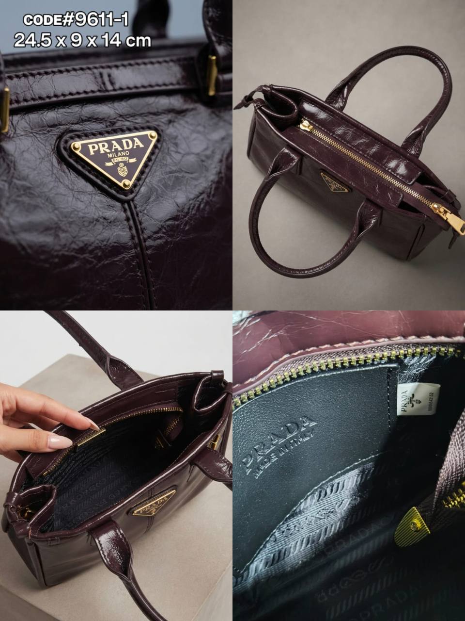 Prada ʙᴏɴɴɪᴇ ʜᴀɴᴅʙᴀɢ
ʟᴀᴍʙsᴋɪɴ ʟᴇᴀᴛʜᴇʀ ᴍᴀᴛᴇʀɪᴀʟ
ɢᴏʟᴅ ʜᴀʀᴅᴡᴀʀᴇ
ɪᴛ ʜᴀs ᴀ ʙᴇʟᴛ ʟᴏɴɢ sᴛʀᴀᴘ
sɪᴢᴇ : 24.5  cm

90 dhs🇦🇪🇦🇪

Zain31
♥️♥️♥️