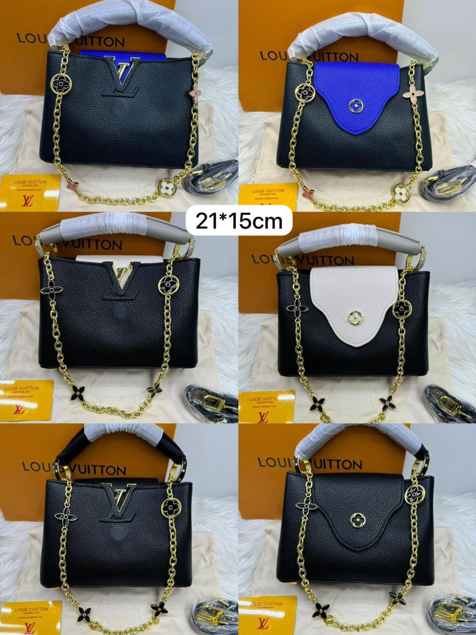 💎 LV Capitalcines
1️⃣ First quality +🎁
Size : 21 * 15 cm
90 dhs👑
with box🎁

Zain115
♥️♥️♥️
