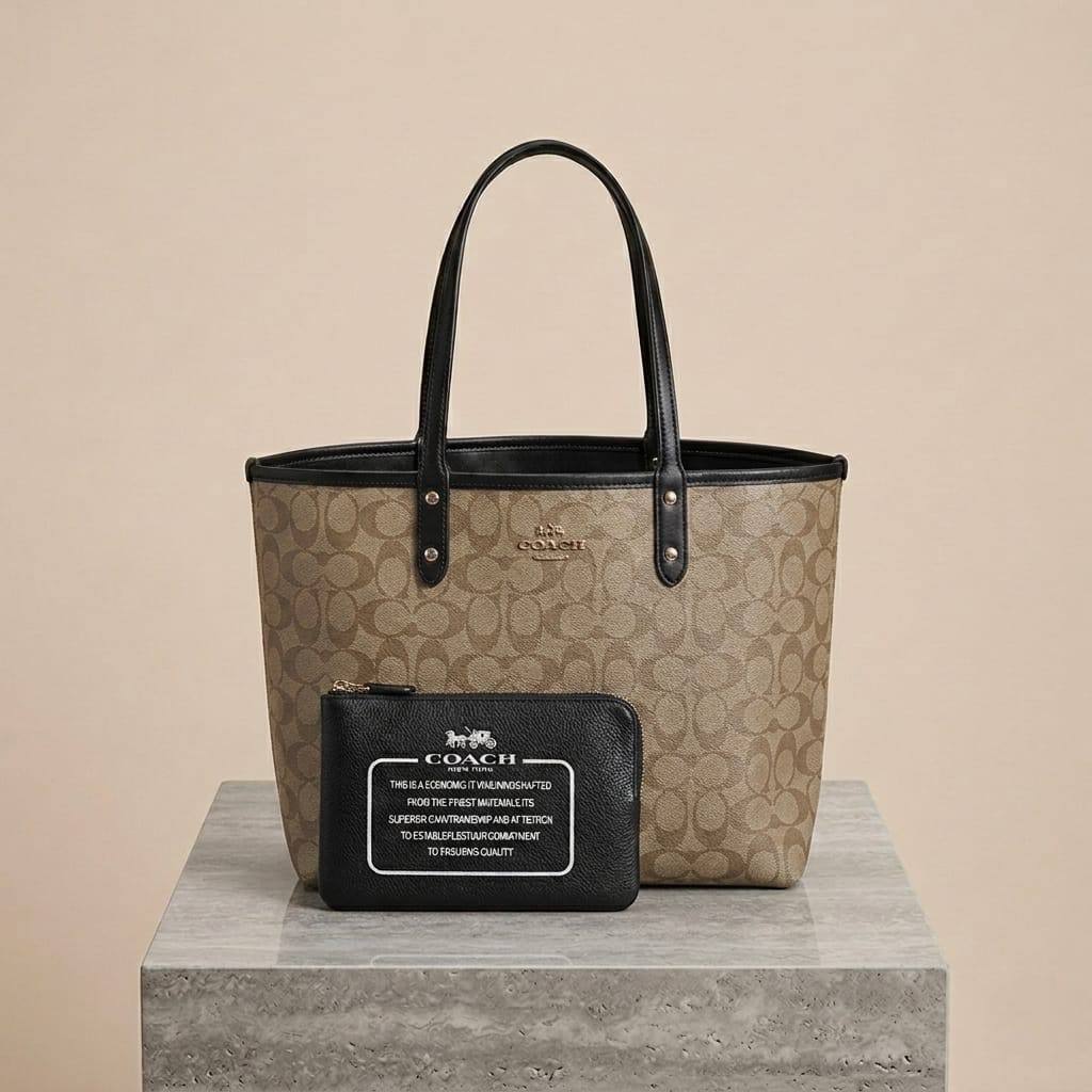 COACH ʀᴇᴠᴇʀsɪʙʟᴇ
ᴛᴏᴛᴇʙᴀɢ sɪɢɴᴀᴛᴜʀᴇ ᴄᴀɴᴠᴀs
ᴡɪᴛʜ ᴅᴇᴛᴀᴄʜᴀʙʟᴇ ᴡʀɪsʟᴇᴛ
sɪᴢᴇ : 35 cm

90 dhs✅

Zain31
♥️♥️♥️