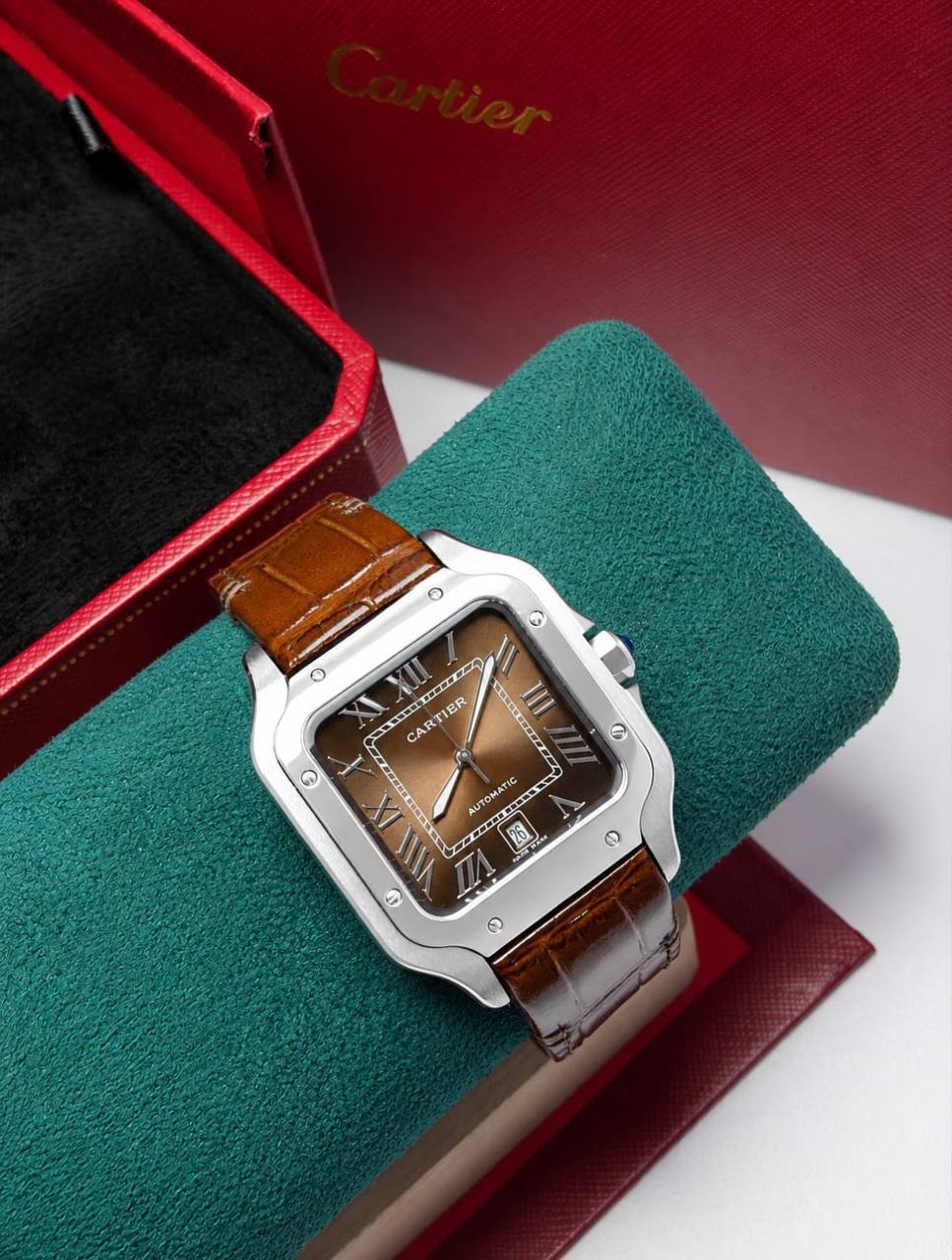 Cartier watch for men good quality 
automatic 
240 dhs✅

Zain59
♥️♥️♥️