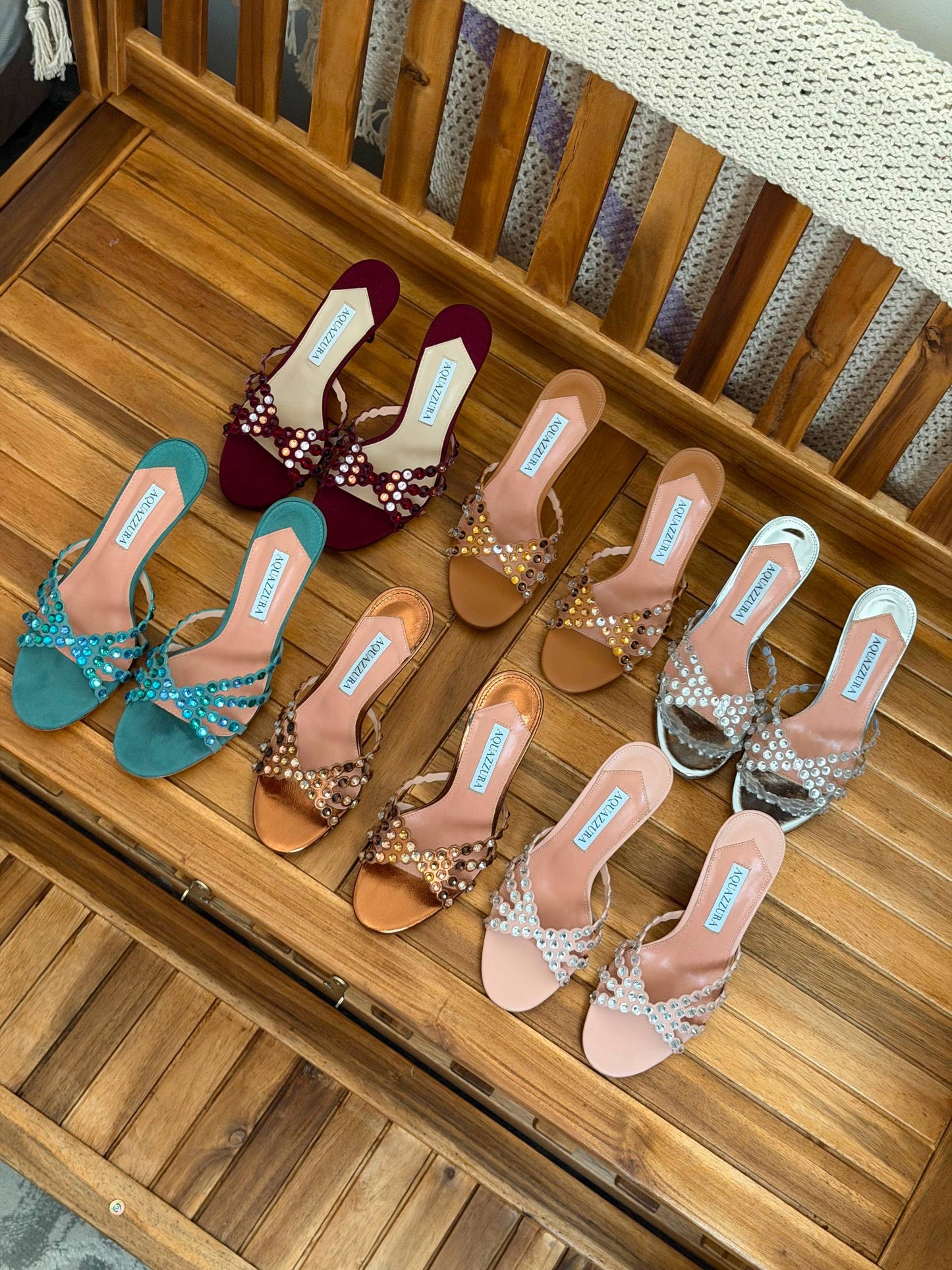Aquzzura 
Size 36-41
_Super master high quality_🪡
450 dhs✅

Zain176
♥️♥️♥️