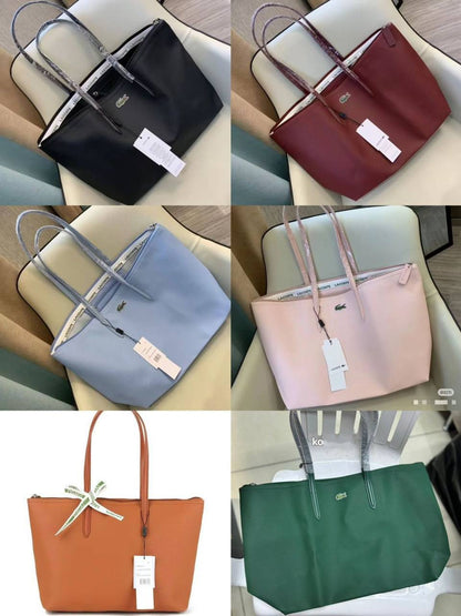❤️‍🔥LACOSTE 🐊 Tote
1⃣️First quality 
Size: 47 * 30 cm
55 dhs✅

Zain115
♥️♥️♥️