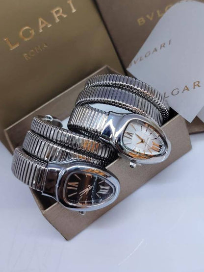 BVLGARI 🦋*
Watch ✨
good quality 💯
With normal boxes 📦
80 dhs❣️
With master box 📦 
105 dhs❣️

Zain216
♥️♥️♥️