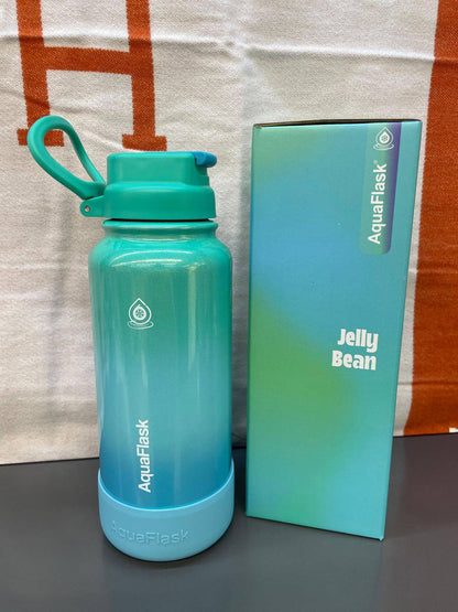 AQUA FLASK bottle 
STANLESS STEEL 
32 oz 945 ml 
65 dhs❣️

Zain88
♥️♥️♥️