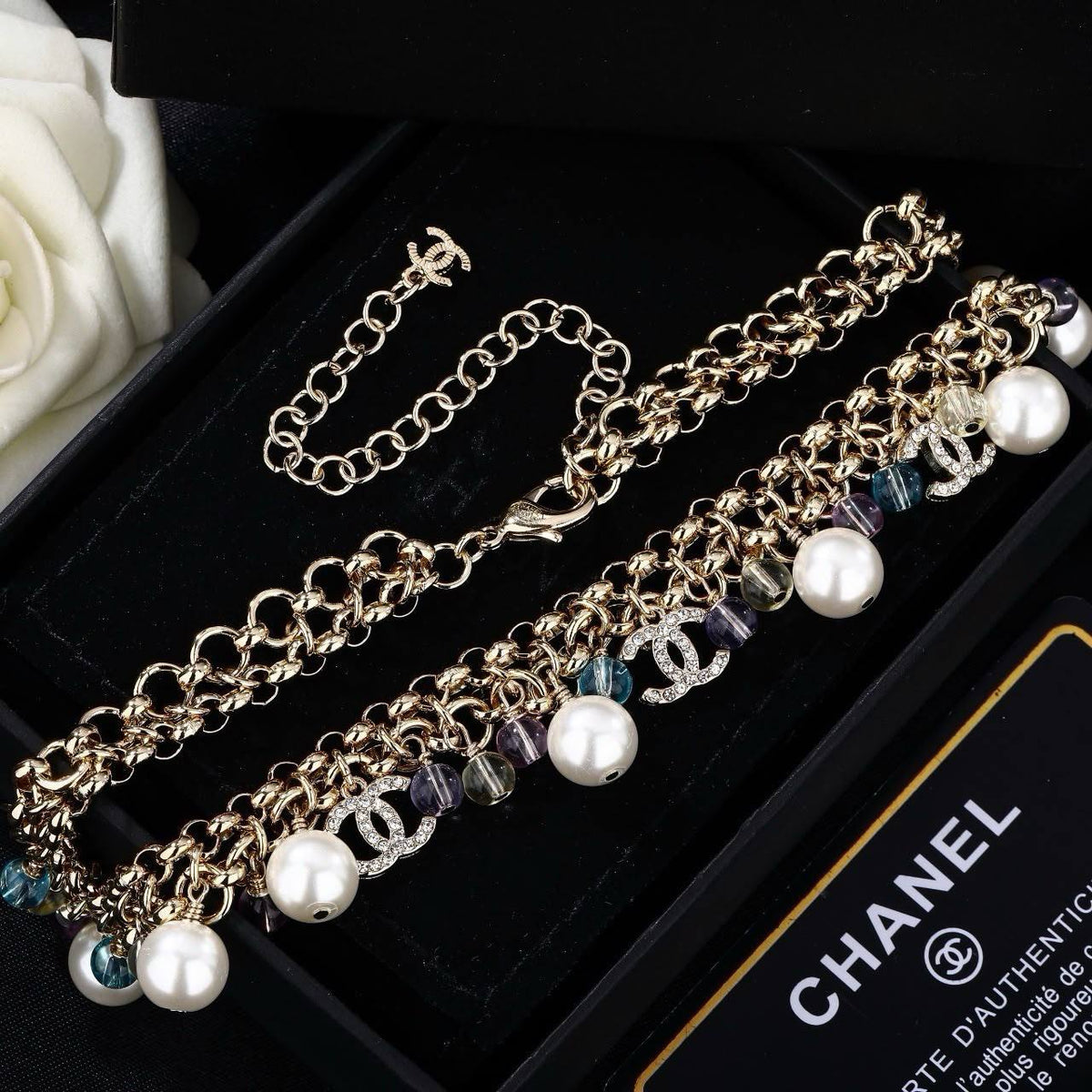 *CHANEL❤️‍🔥*
Necklace🦋
Master quality 💯
With normal boxes 🗃️ 
100 dhs🇦🇪🇦🇪


With master box 📦 
110 dhs🇦🇪🇦🇪

Zain216
♥️♥️♥️