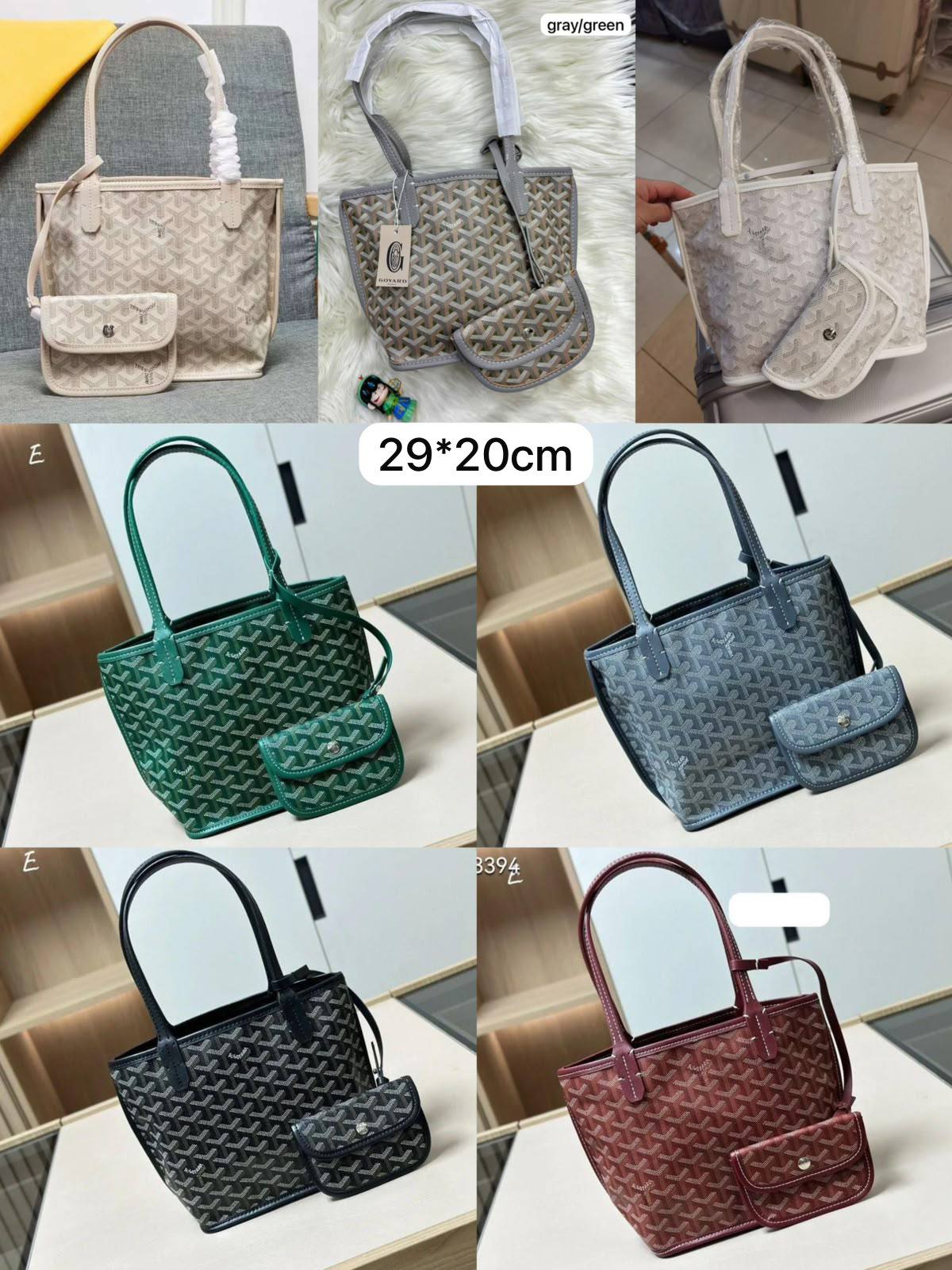 🌈 Goyard Small
1️⃣ First quality 
Size : 29 * 20 cm
75 dhs✅

Zain1-5
♥️♥️♥️