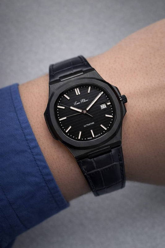 Louis Hilano watch 
for men good quality 
280 dhs💓
 slim size

Zain59
♥️♥️♥️