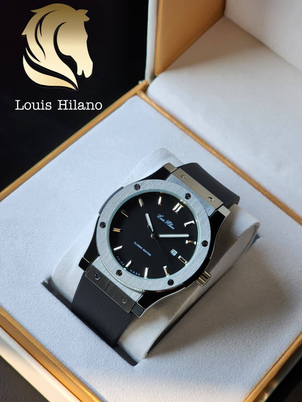 Louis Hilano watch for men 
good quality 
230 dhs🪙💚

Zain59
♥️♥️♥️