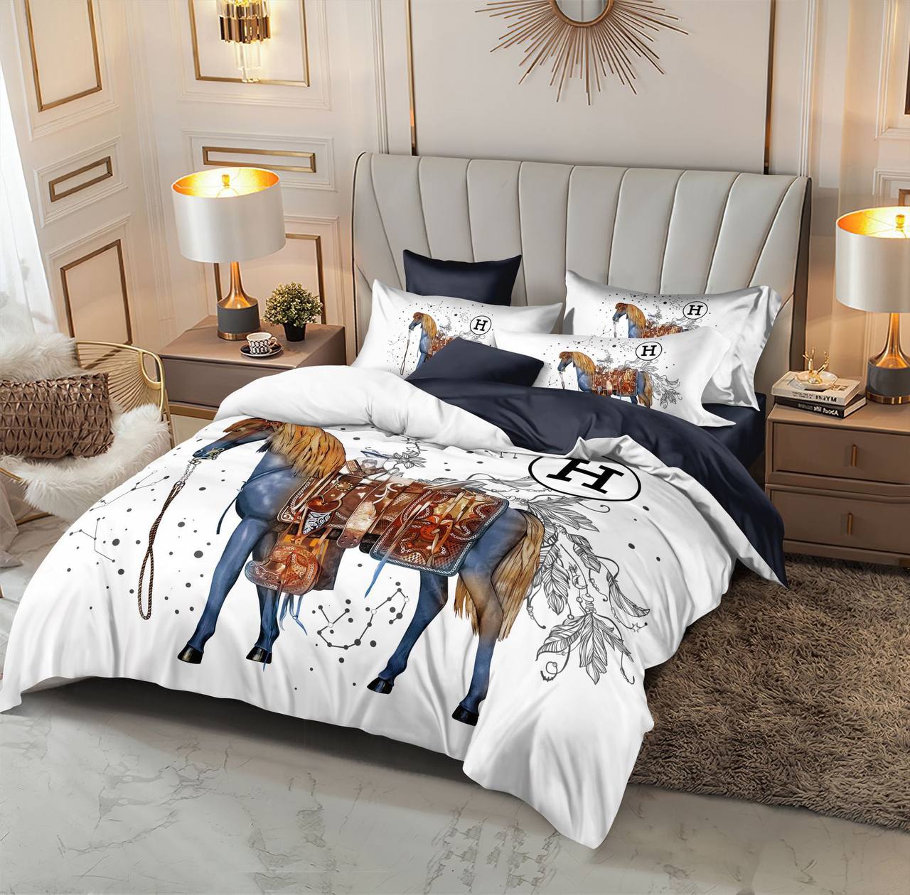 Master 🇫🇷🇫🇷🇫🇷
Give you best life 💥💥
Bedsheets set 
King size cover 6pcs set 
1 duvet cover 
1 fitted sheets 
4 pillowcases 
6pcs set
With paper bag 💼 
120 dhs🪙🌨️

Zain99
♥️♥️♥️
