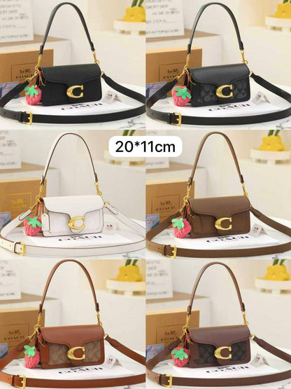 🍓 Coach Tabby
1️⃣ First quality +🎁  
+🍓Pendant
Size : 20 * 11 cm
95 dhs❣️
with box 🎁

Zain115
♥️♥️♥️