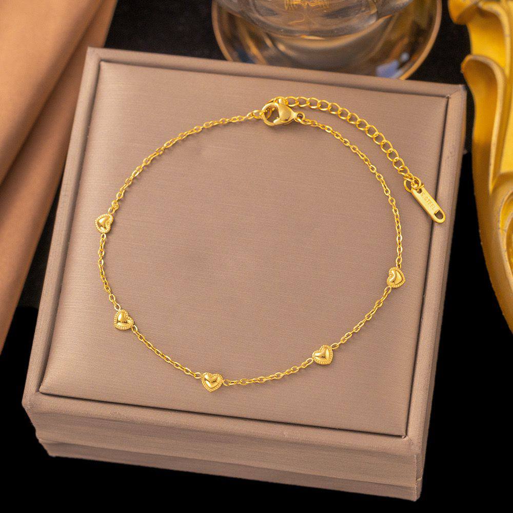 New arrival stainless steel with 18k gold plated Non tarnish  bracelet 
20 dhs🪙🖤 

Zain243
♥️♥️♥️