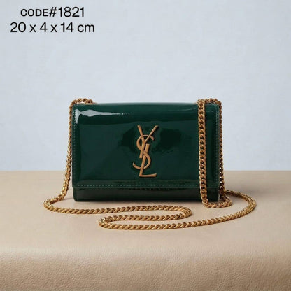 YSL - sᴀɪɴᴛ ʟᴀᴜʀᴇɴᴛ
ᴋᴀᴛᴇ sᴍᴀʟʟ sʜᴏᴜʟᴅᴇʀ ʙᴀɢ
ɢʟᴏssʏ ᴘᴀᴛᴇɴᴛ ʟᴇᴀᴛʜᴇʀ
ᴡɪᴛʜ ɢᴏʟᴅ-ᴛᴏɴᴇ ʜᴀʀᴅᴡᴀʀᴇ
sɪᴢᴇ : 20 cm
ᴡɪᴛʜ BOX
🎁🎁🎁

70 dhs✅

Zain31
♥️♥️♥️