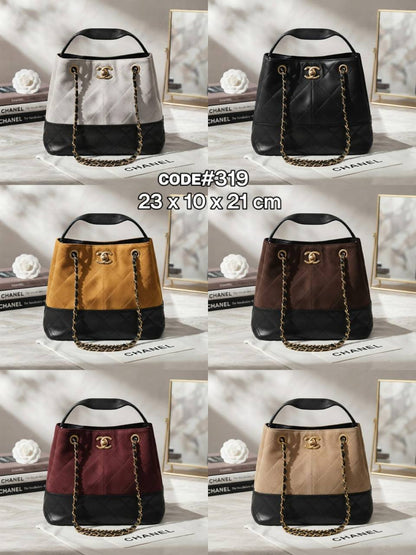 Chanel ʙᴜᴄᴋᴇᴛ ʙᴀɢ
ᴛᴡᴏ-ᴛᴏɴᴇ sʜᴏᴜʟᴅᴇʀ ʙᴀɢ
sᴜᴇᴅᴇ & ǫᴜɪʟᴛᴇᴅ ʟᴀᴍʙsᴋɪɴ
ɢᴏʟᴅ ʜᴀʀᴅᴡᴀʀᴇ
ɪɴ ᴛᴡɪsᴛ ʟᴏᴄᴋ ʟᴏɢᴏ
sɪᴢᴇ : 23 cm

90 dhs🇦🇪🇦🇪

Zain31
♥️♥️♥️