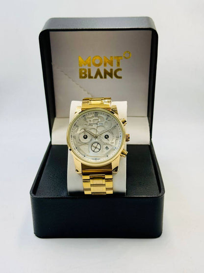 Mont blanc Men
*Chronograph working*🔥
*Offer price 
65 dhs🪙💕

Zain08
♥️♥️♥️