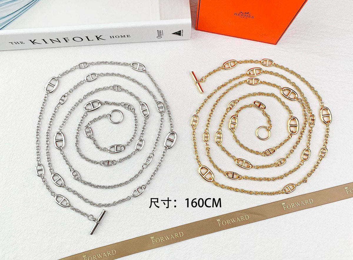 Long Necklace Hermes

200 dhs🇦🇪🇦🇪
160 Cm Length

WITH BOX AND PAPER BAG🛍️🎁
Zain89
♥️♥️♥️