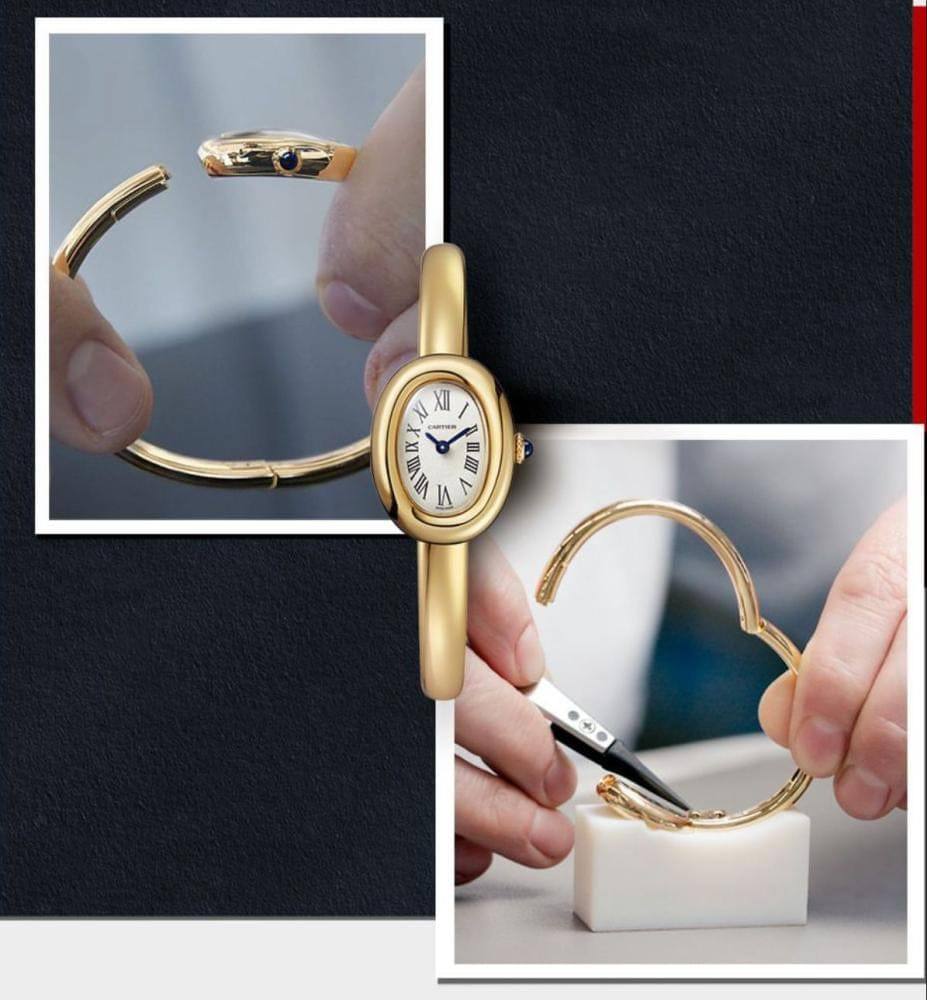 Cartier watch for ladies good quality 
350 dhs✅
 (size 17mm)

Zain59
♥️♥️♥️