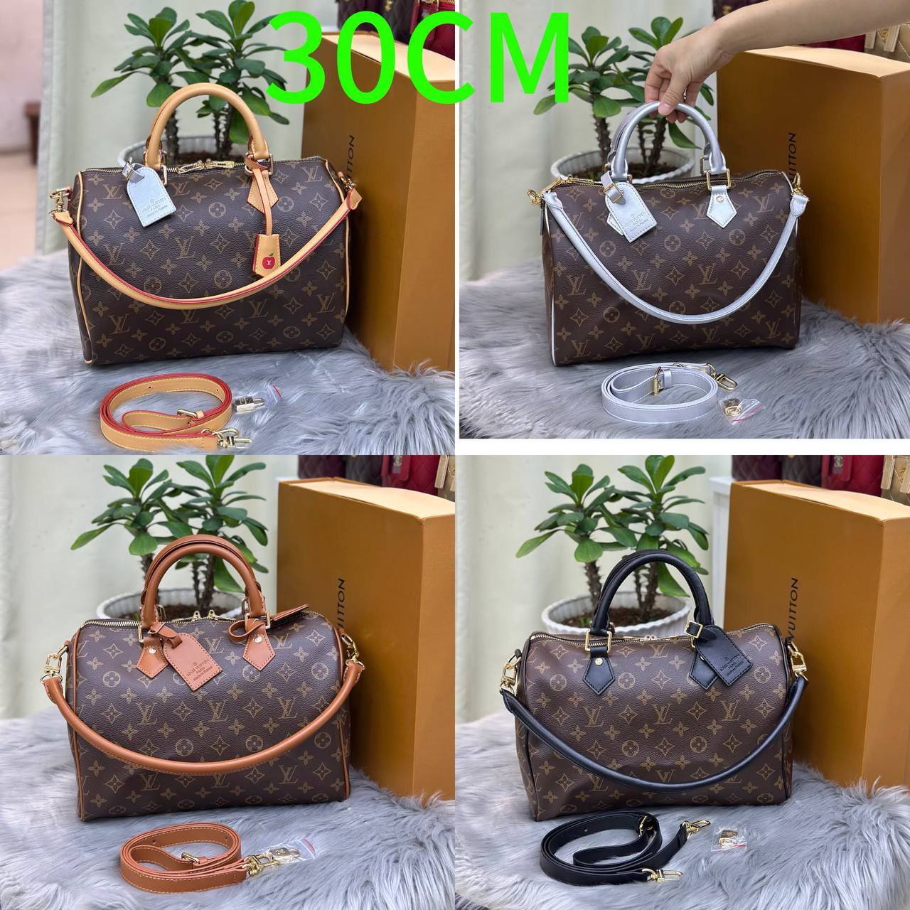 LV  
High quality
SIZE  ……… 30CM 
130 dhs🇦🇪🇦🇪
with BOX🌷

Zain244
♥️♥️♥️