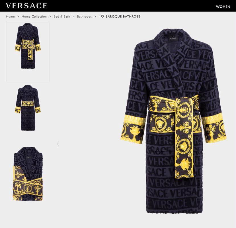 *New collections*                                                VERSACE BATHROBE

Super Master quality

Sizes:FREE SIZE

700 dhs🇦🇪🇦🇪🇦🇪

Zain308
♥️♥️♥️
